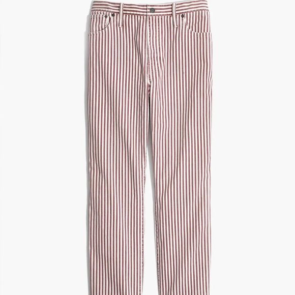 Madewell Denim - High Rise Boyfriend Jeans Madewell Red Stripe Size 26